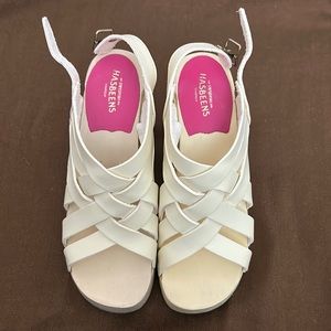 Swedish Hasbeens Leather Sandal Size 5